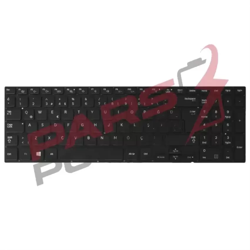 Samsung BA75-04639R Uyumlu Notebook Klavye (Siyah Işıklı TR)