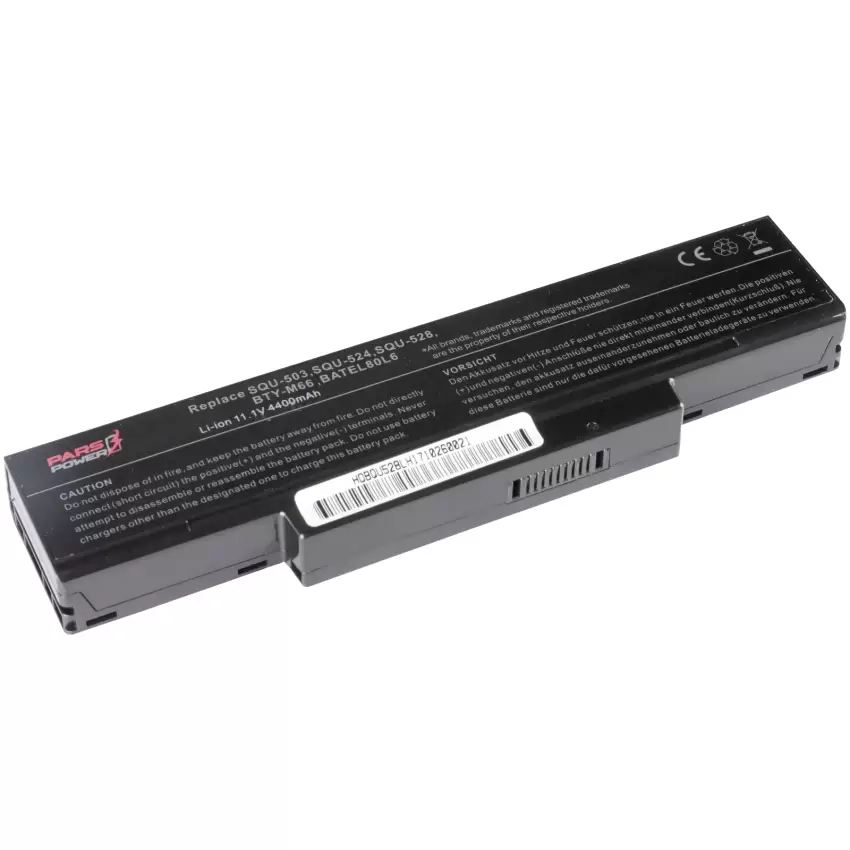 Datron Aero TW3, TW7, MS-163A Notebook Batarya - Pil (Pars Power)