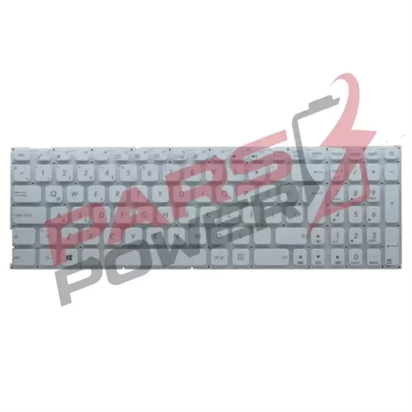 Asus R541SA, R541SC, R541U, R541UA, R541UV Notebook Klavye (Beyaz TR)