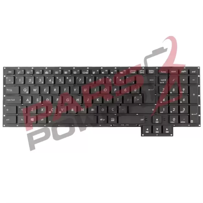 Asus ROG G750 Uyumlu Notebook Klavye (Siyah TR)