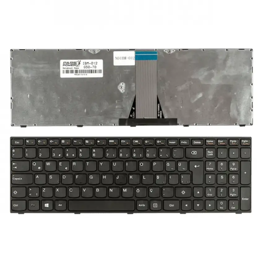 Lenovo B5070 59-424003, 59-430824 Notebook Klavye (Siyah TR)