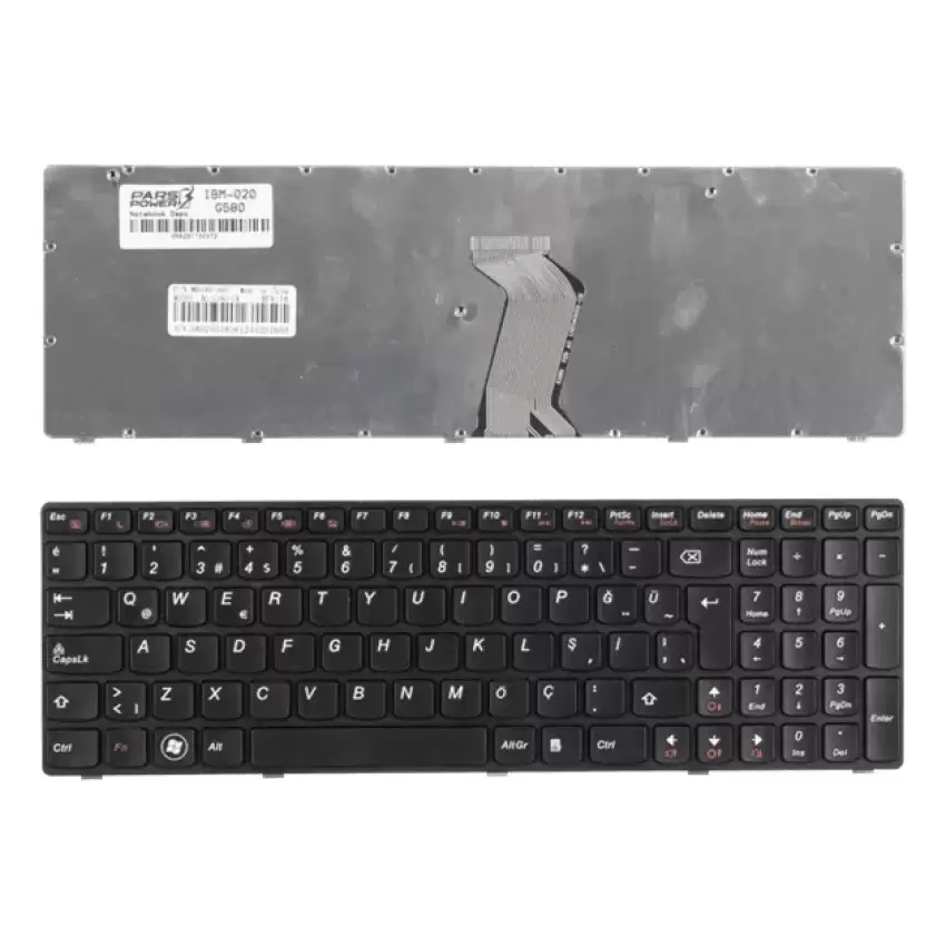 Lenovo 25206693, 25206719, 25206723 Notebook Klavye (Siyah TR)