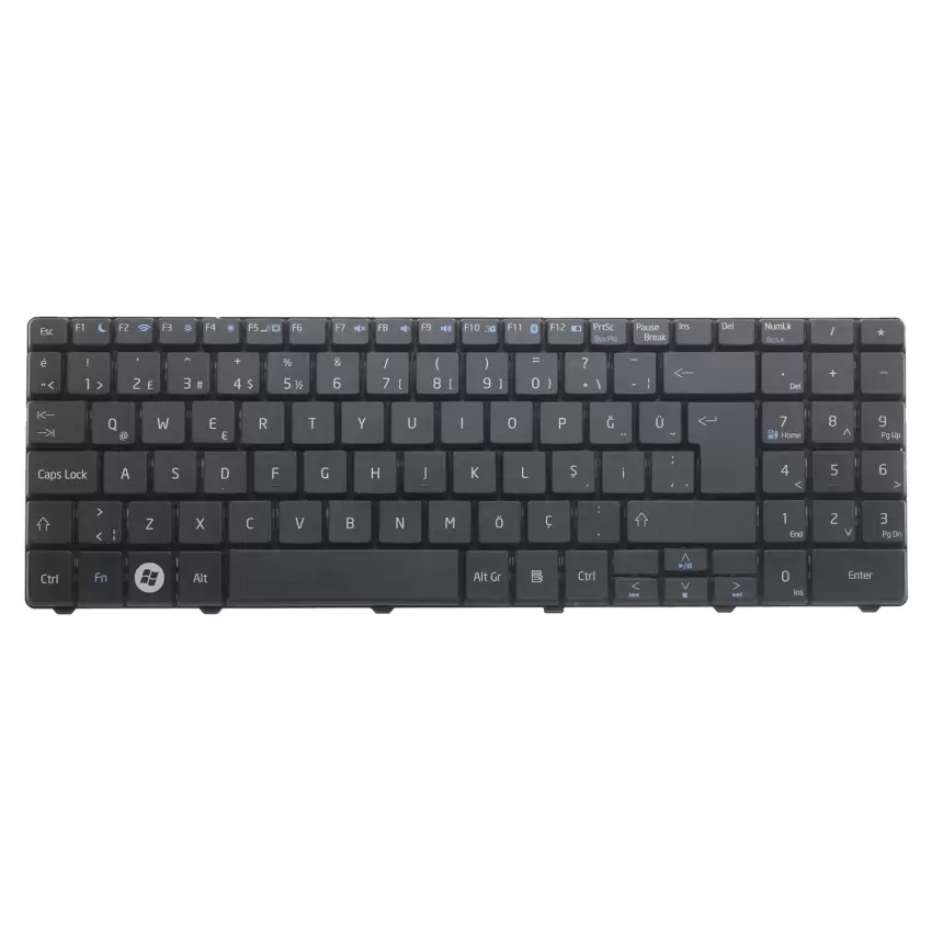 Casper CNU.B980-4K05V-S, CNY.3210-8N35P-G Notebook Klavye (Siyah TR)