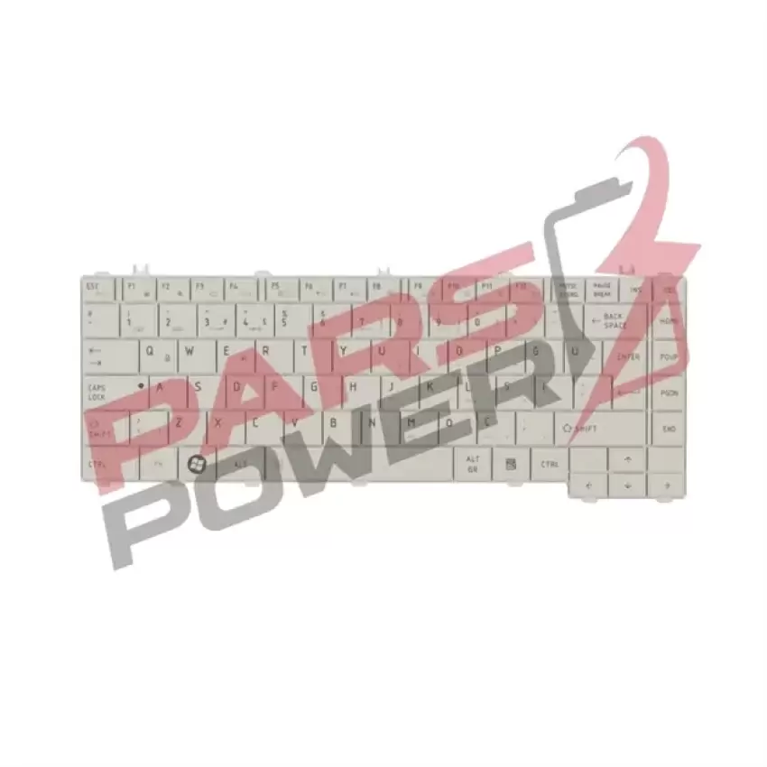 Toshiba Satellite L735-10P, L735-10T, L735-10U Notebook Klavye (Beyaz TR)