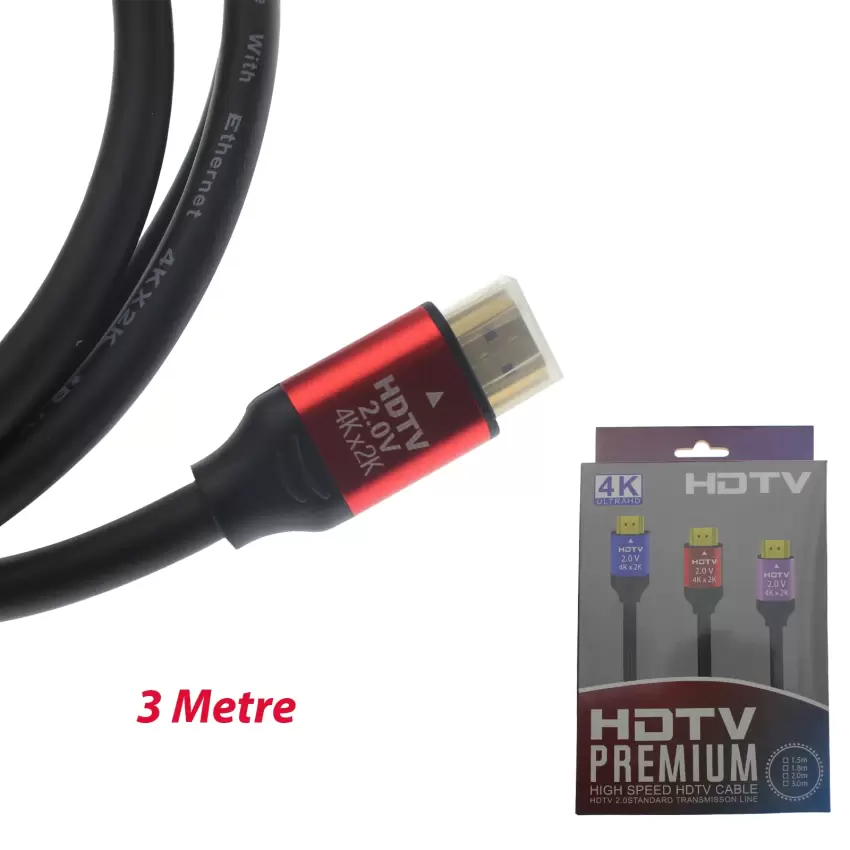 Premium HDMI Kablo 4K (3 Metre)