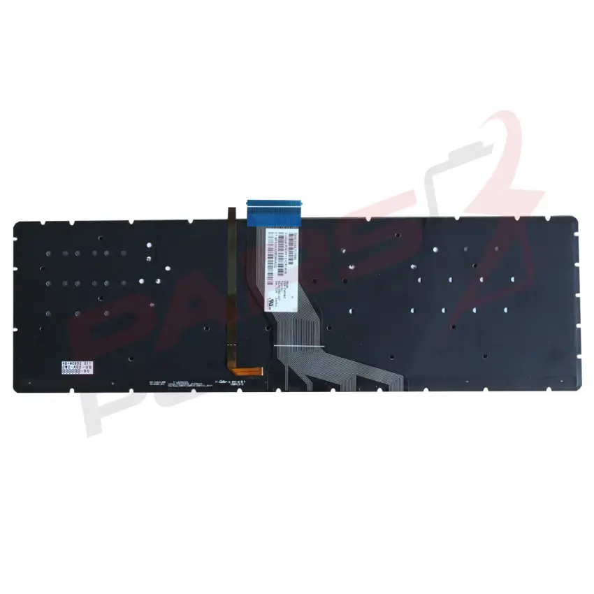 Hp 15-ab, 15-ak, 15-au, 15-aw Serisi Notebook Klavye Işıklı (Gümüş TR)