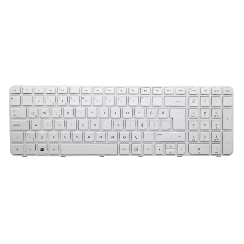 HP Pavilion g6-2000 Serisi Notebook Klavye (Beyaz TR)