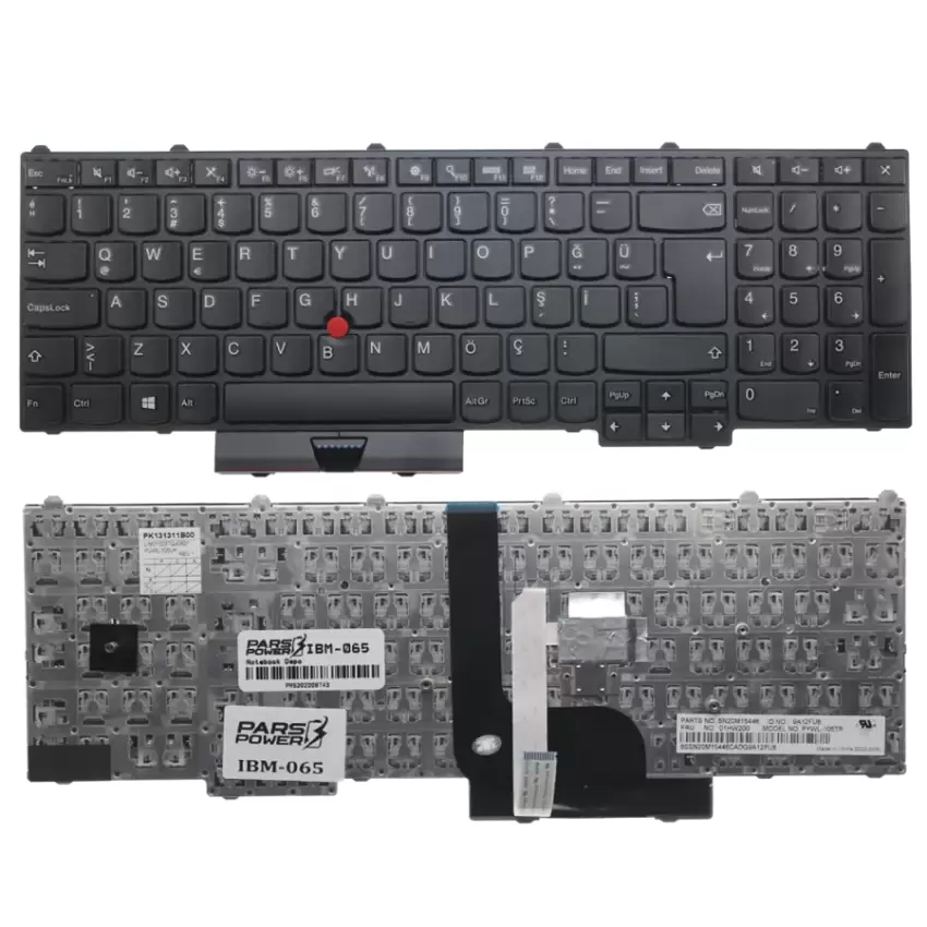 Lenovo 00PA247, 00PA275, 00PA277 Notebook Klavye (Siyah TR)