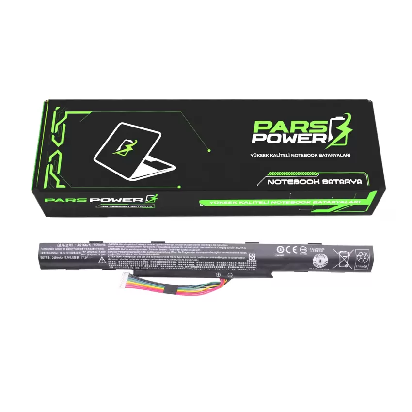 Acer Aspire E5-475G, E5-575G Notebook Batarya - Pil (Pars Power)