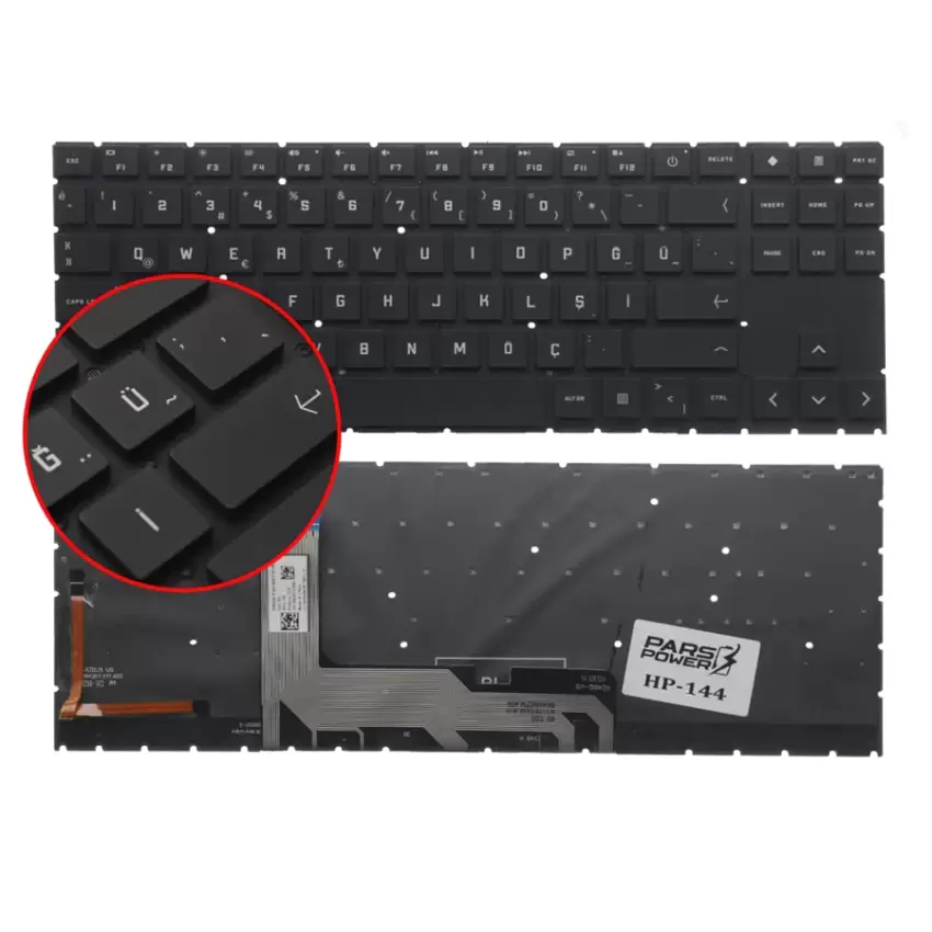 HP OMEN L98947-141 Klavye Işıklı (Siyah TR)