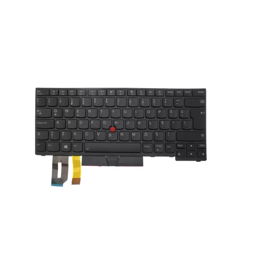 Lenovo ThinkPad E480 Type 20KN, 20KQ Klavye Işıklı (Siyah TR)