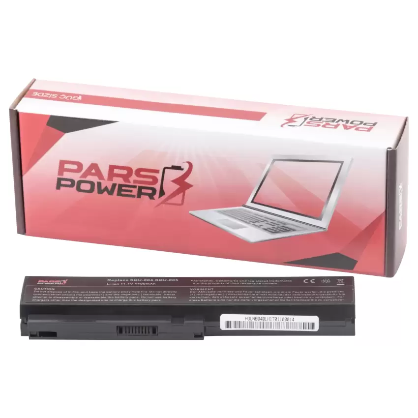 Casper Nirvana SW8, TW8, TW9, SQU-804, SQU-805, SQU-807 SQU-904 Notebook Batarya - Pil (Pars Power)