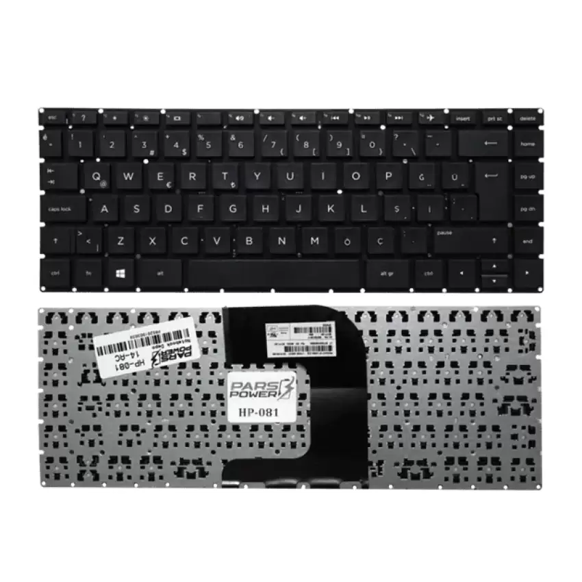 Hp 2B-08301I600, 6037B0099501 Notebook Klavye (Siyah TR)
