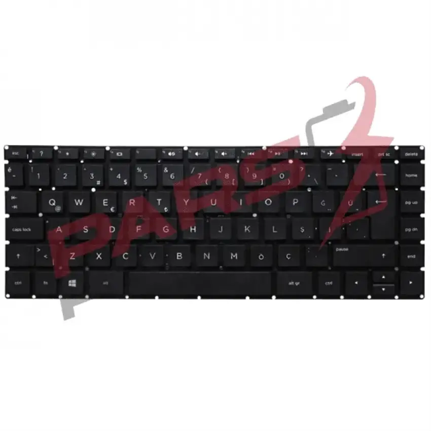 Hp Compaq 14-s, 14-s000, 14-s100 Notebook Klavye (Siyah TR)