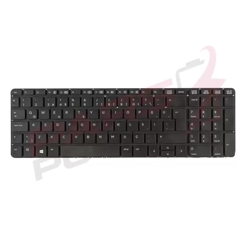 Hp MP-12M7, MP-12M73US-442, 768787-141 Notebook Klavye (Siyah TR)