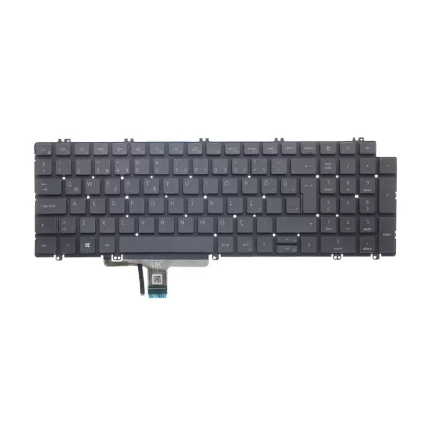 Dell Latitude 5520 N017L552015EMEA_U Klavye Işıklı (Siyah TR)