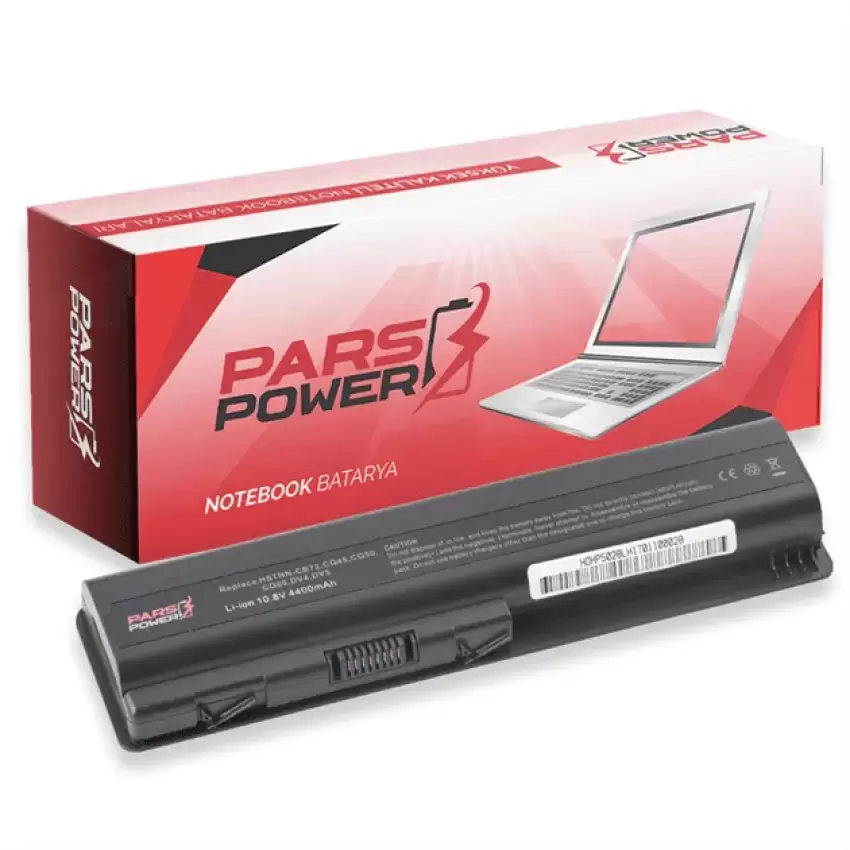 HP Pavilion dv4-1000, dv5-1000, DV6-1000, DV6-2000 Serisi Notebook Batarya - Pil (Pars Power)