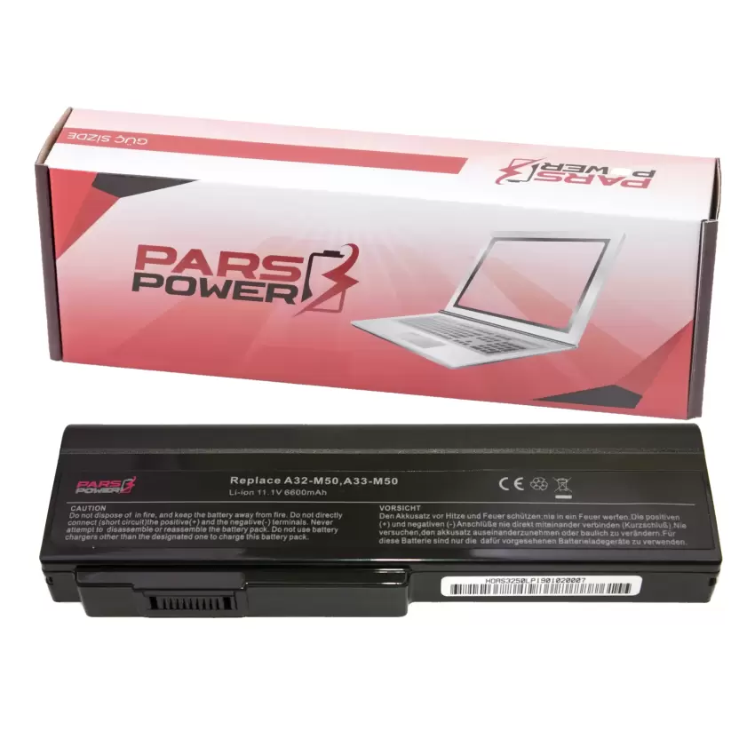 Asus L50Vm, L50Vn, M50Sa, M50Sr Notebook Batarya - Pil (Pars Power)