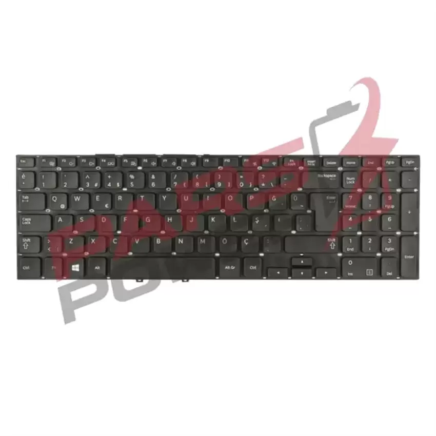 Samsung NP350V5C-S0GTR, NP270E5J-S01TR Notebook Klavye (Siyah TR)