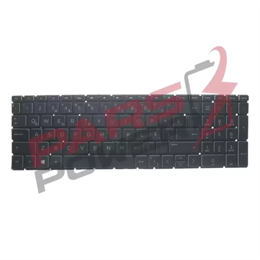 HP Pavilion Gaming 15-dk0005nt 6ZL09EA Notebook Klavye Işıklı (Siyah TR)