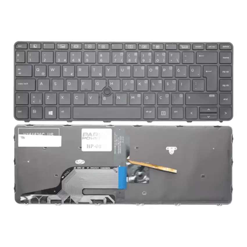 Hp ProBook 440 G4 Z3A11ES, Z3A12ES Notebook Klavye Işıklı (Siyah TR)