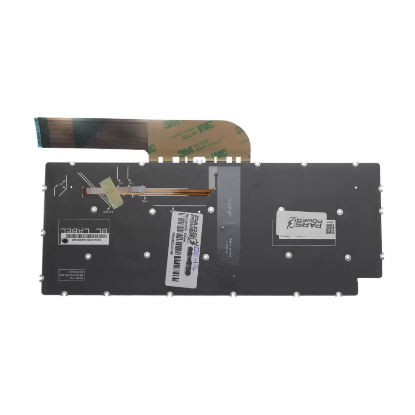 Dell Uyumlu Vostro 5390, 13-5390, 13 5390 Uyumlu Klavye Işıklı (Siyah TR)