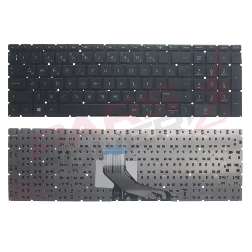 HP Pavilion Gaming 15-dk0005nt 6ZL09EA Notebook Klavye (Siyah TR)