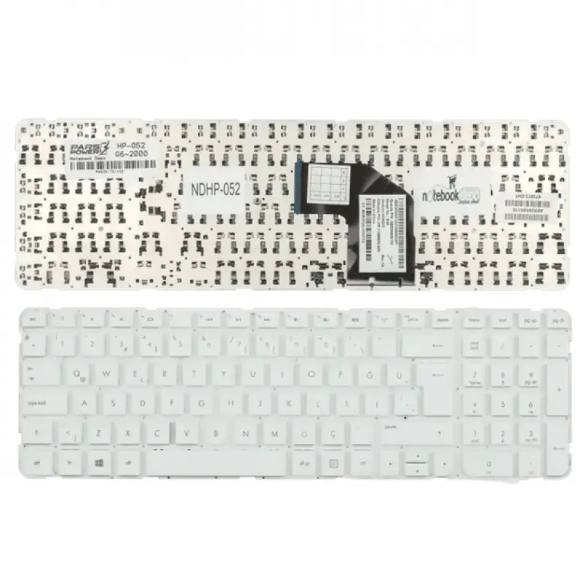 HP AER36U00320, AER36U02110 Notebook Klavye (Beyaz TR)