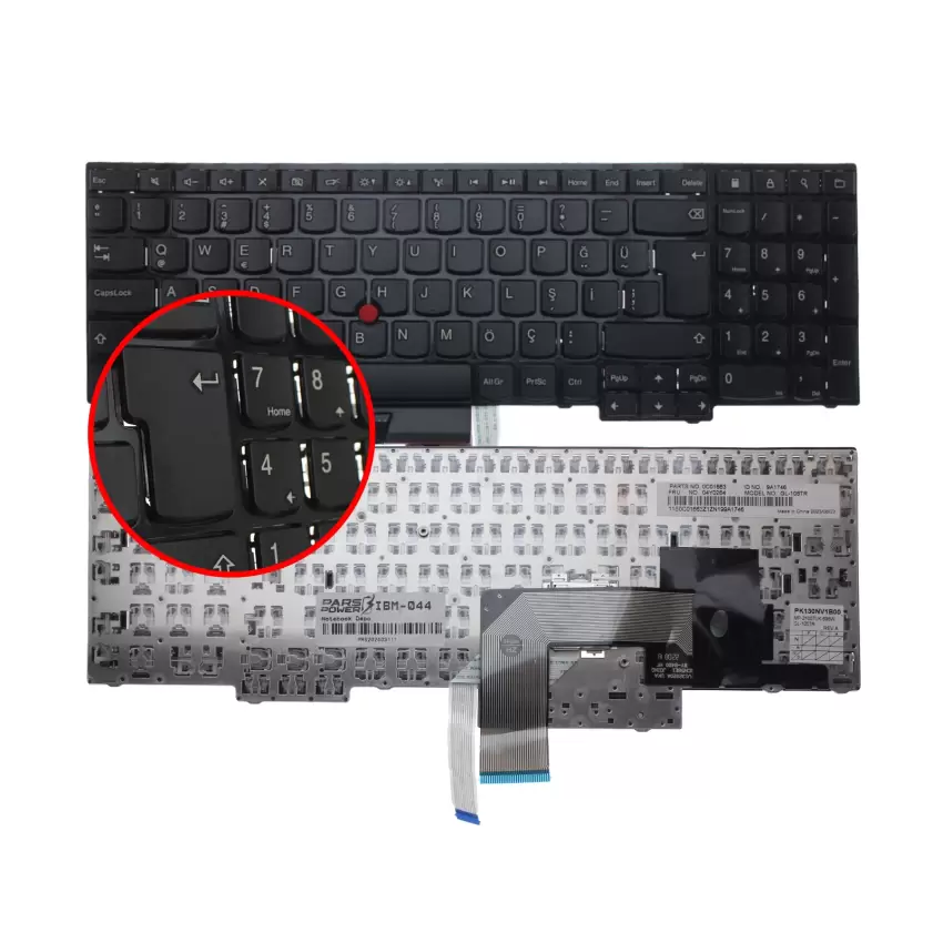 Lenovo ThinkPad Edge E530 3259C85, NZQM9TX Notebook Klavye (Siyah TR)