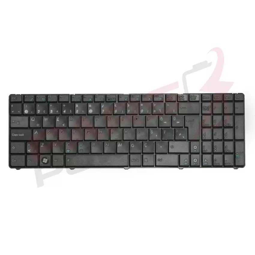 Asus 0KN0-G31TU11, 0KN0-G31US11, V111462CS1 Notebook Klavye (Siyah TR)