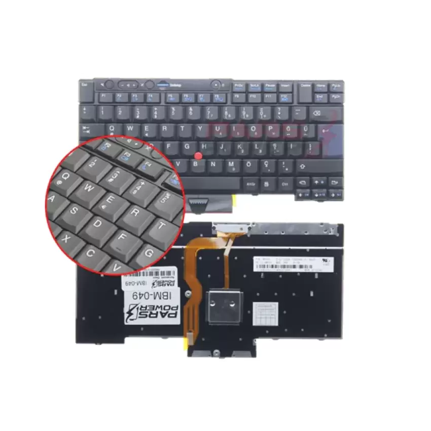 Lenovo ThinkPad T420 Type 4177, 4178 Klavye (Siyah TR)