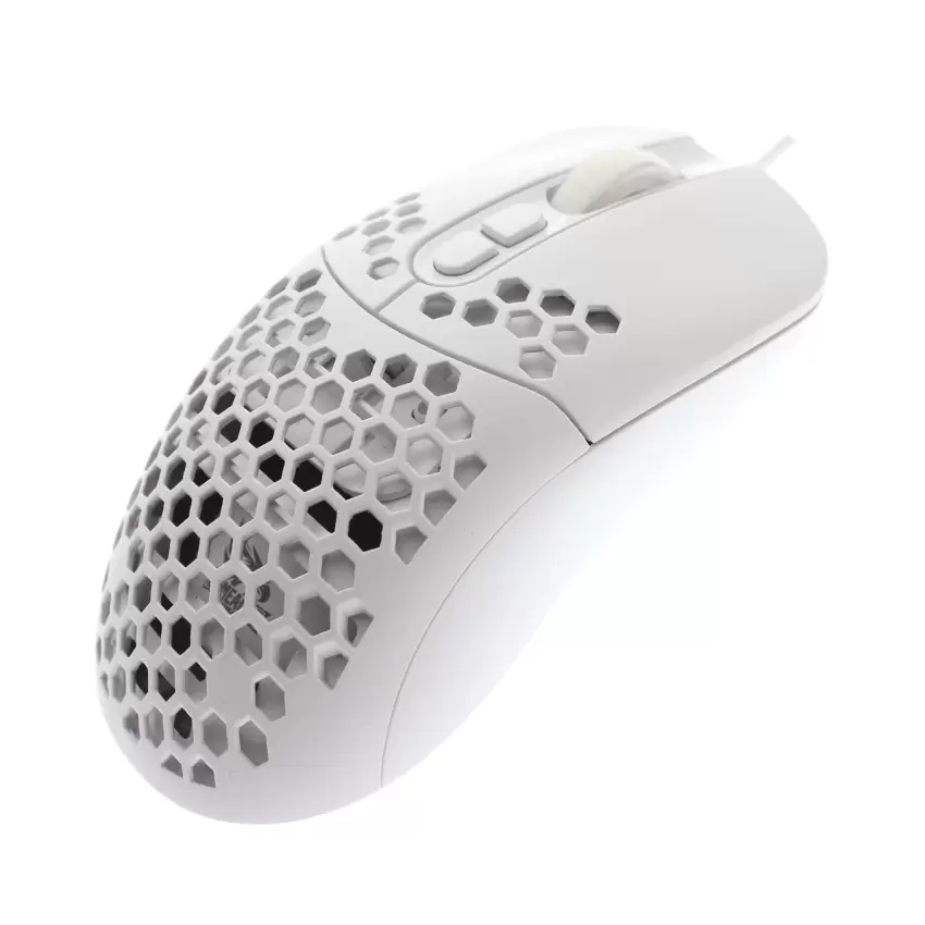 Gameagle GE69W Ultra Hafif Kablolu RGB Oyuncu Gaming Optik Mouse (Beyaz)