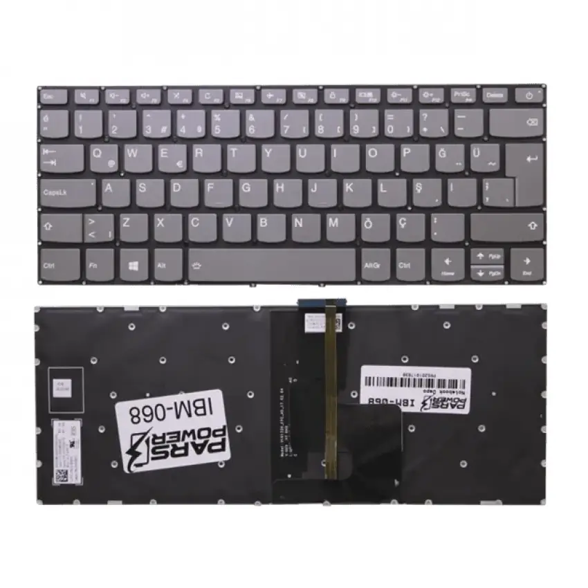 Lenovo ideaPad S145-14IGM 81MW003VTX Klavye Işıklı (Füme TR)