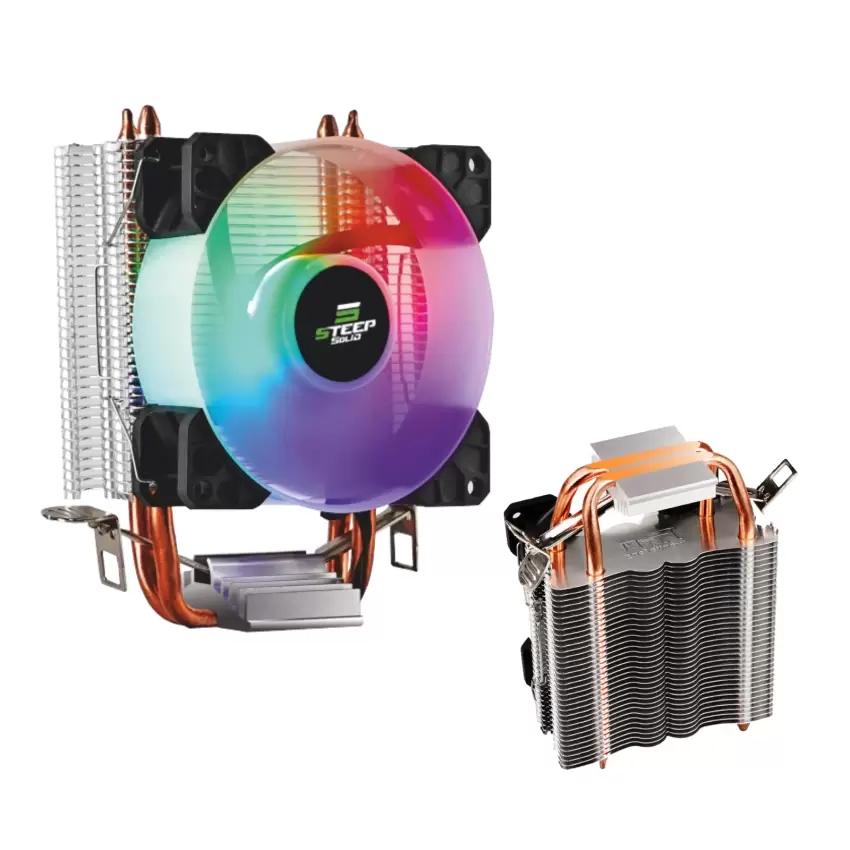 İntel LGA 1155 Bakır CPU Fan - RBW Rainbow Masaüstü İşlemci Fanı