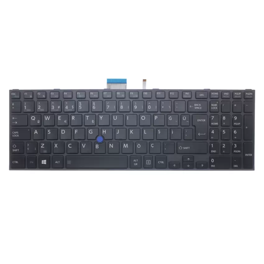 Toshiba Tecra Z50-C Klavye Işıklı (Siyah TR)