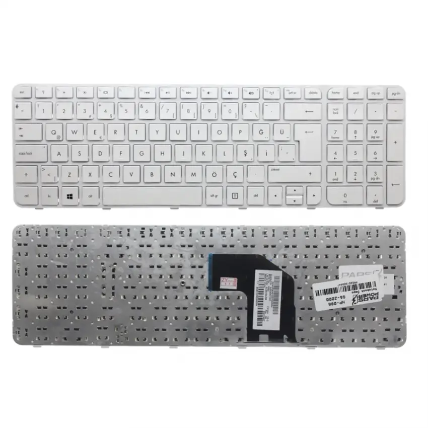 HP AER36U00320, AER36U02110 Notebook Klavye (Beyaz TR)