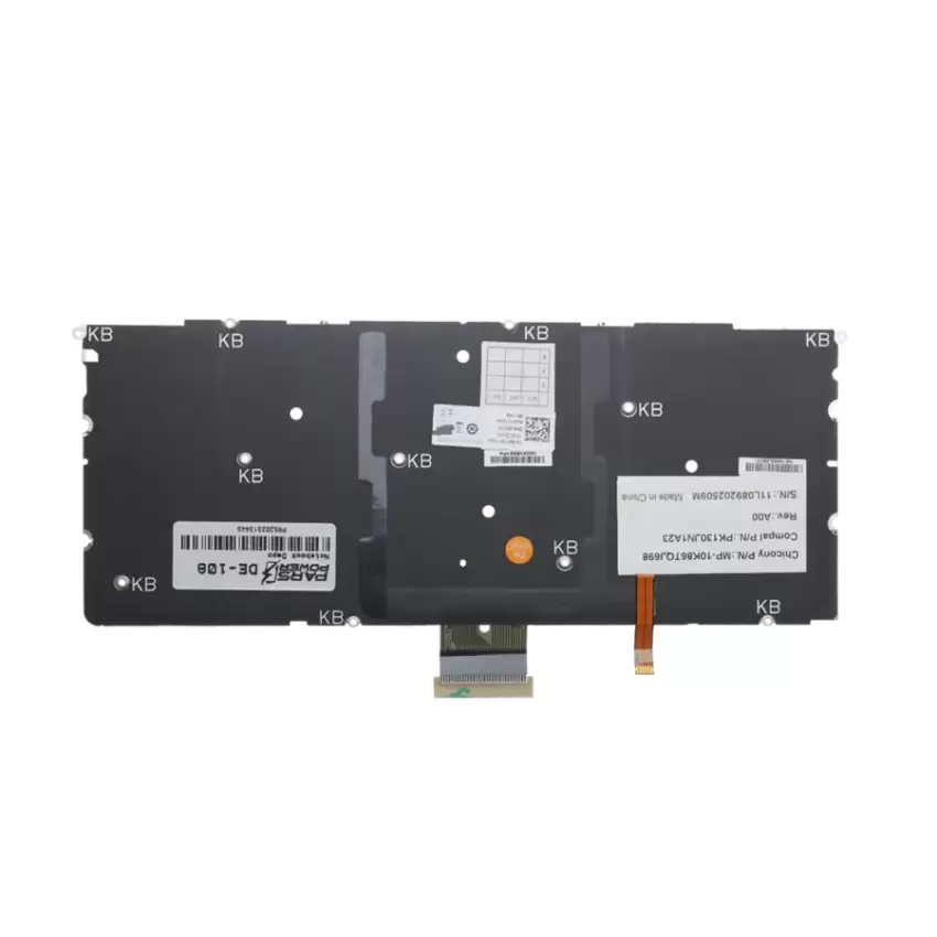 Dell XPS P24G001, P24G002 Klavye Işıklı (Gümüş TR)