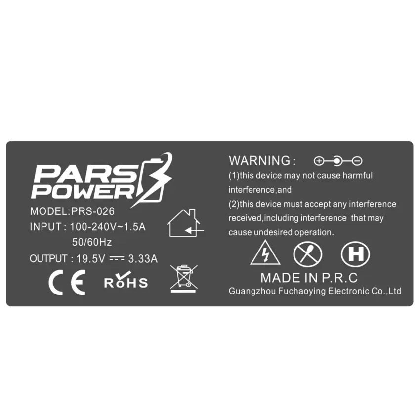 Hp PA-1650-32HK, 613149-002 Adaptör Şarj Aleti-Cihazı (Pars Power)