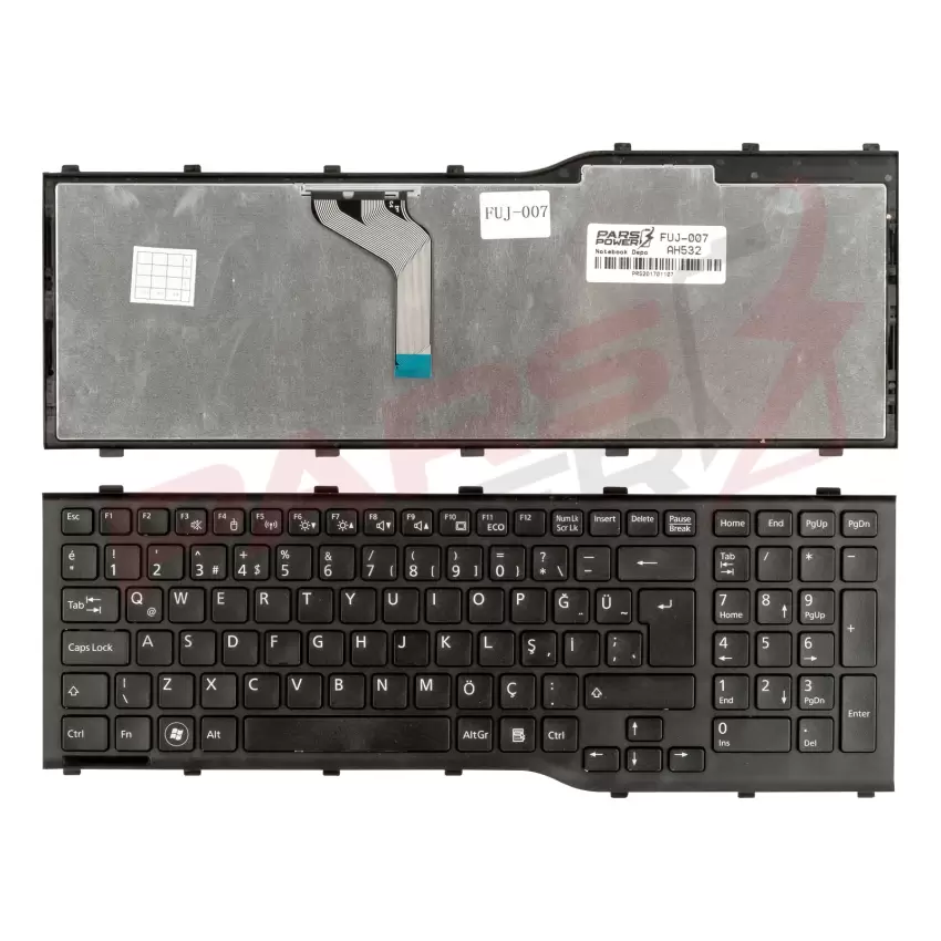 Fujitsu Siemens AH532-GL500, AH532 GL-300 Notebook Klavye (Siyah TR)