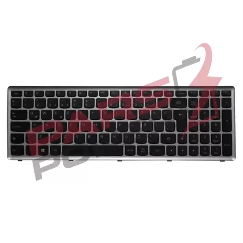 Lenovo 25211232, 25211258, 25211324 Notebook Klavye Işıklı (Siyah TR)