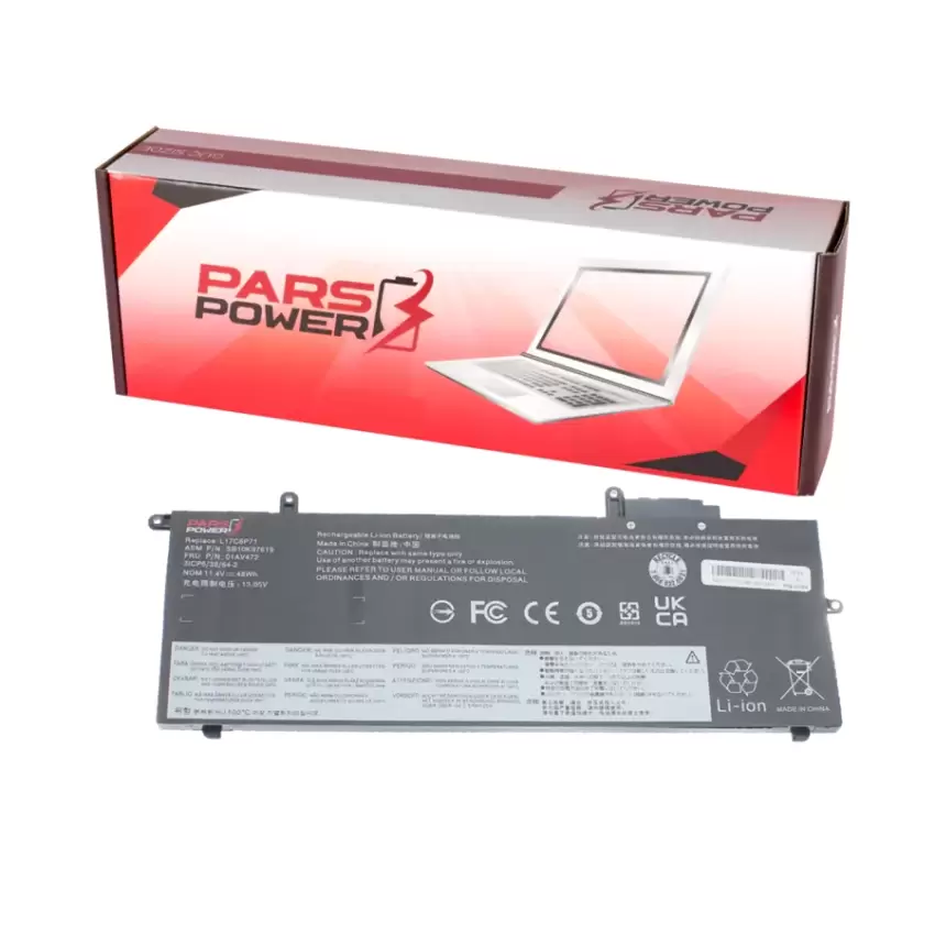 Lenovo ThinkPad 01AV472, SB10T83165 Batarya - Pil (Pars Power)