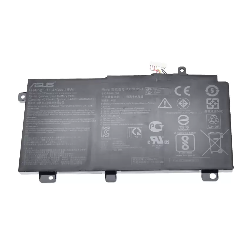 Asus B31N1726-1, 0B200-02910200 Batarya - Pil