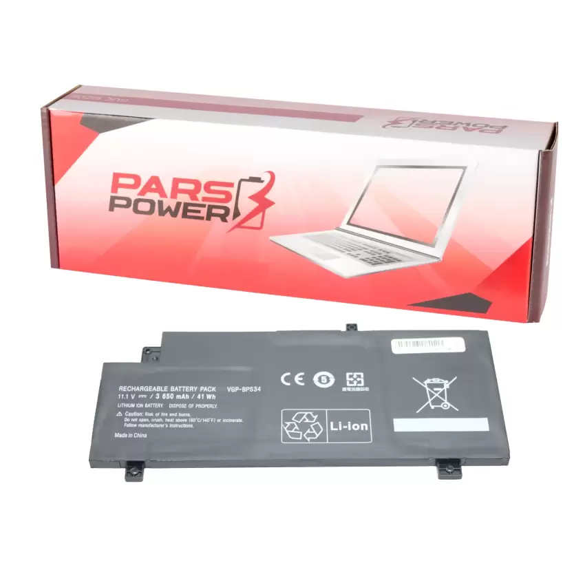 Sony VAIO Fit SVF15A1BCXB, SVF15A1BCXS Batarya - Pil (Pars Power)