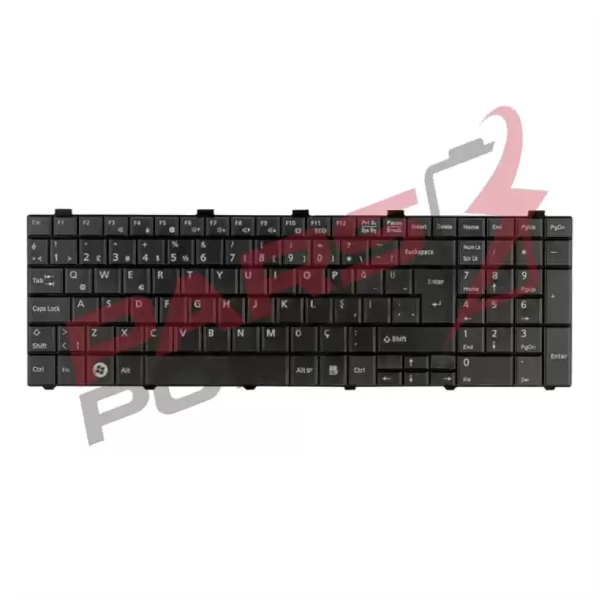 Fujitsu Siemens AH530 GFX , AH530 GL Notebook Klavye (Siyah TR)