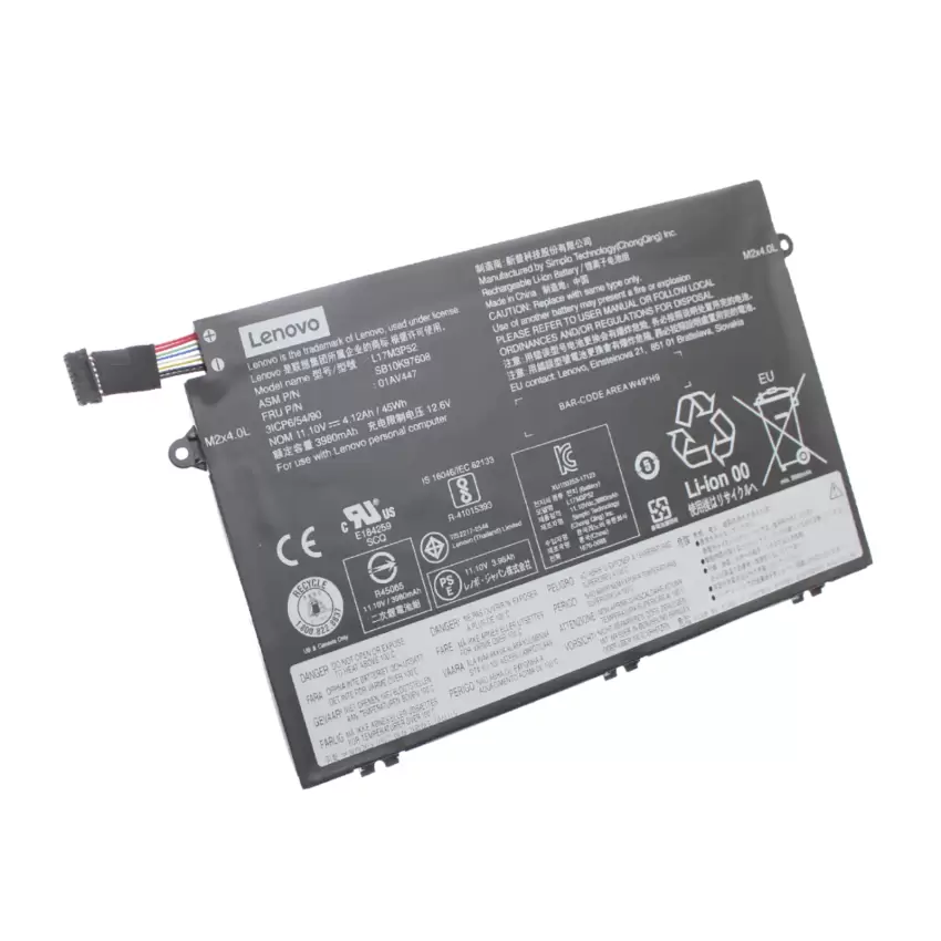 Lenovo ThinkPad 5B10W13888, 5B10W13889 Batarya - Pil