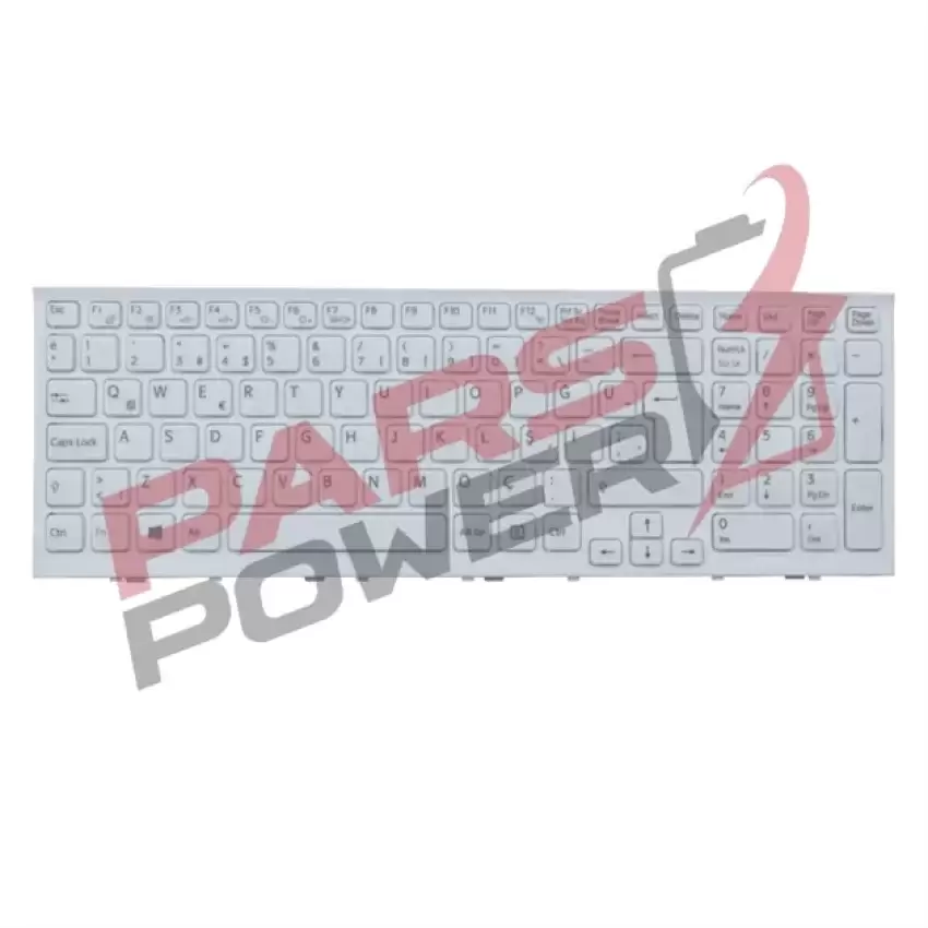 Sony Vaio VPCEH1C5E, VPCEH1E1E, VPCEH2C5042B Notebook Klavye (Beyaz TR)