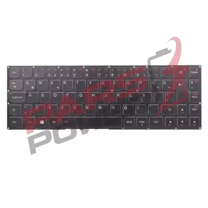 Lenovo V148520AK1, V-148520AK1 Notebook Klavye Işıklı (Siyah TR)