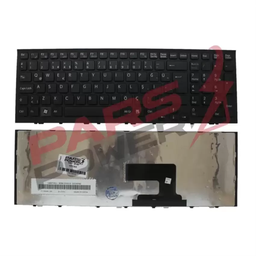 Sony NSK-SB2SQ 01, V116646EK1, V116646FK1 Notebook Klavye (Siyah TR)