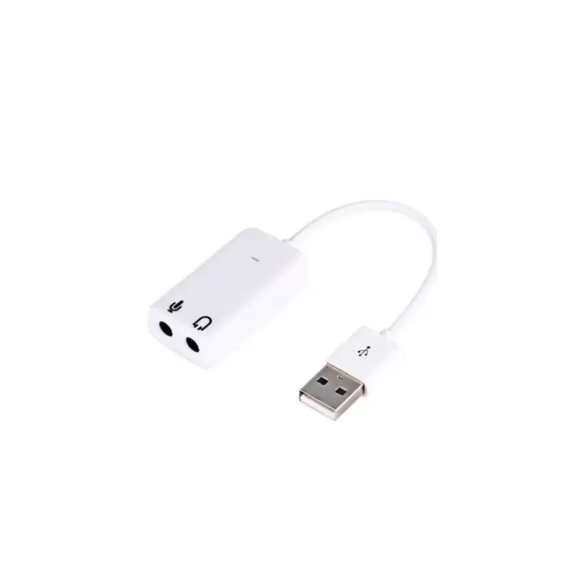 USB 2.0 Kablolu 7.1 Kanal 3.5mm Jack Dönüştürücü Harici Usb Ses Kartı SESUSBW