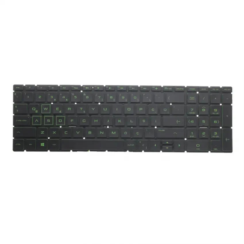 HP Pavilion Gaming 15-dk2076nt (54T32EA) Notebook Klavye Işıklı (Siyah TR)